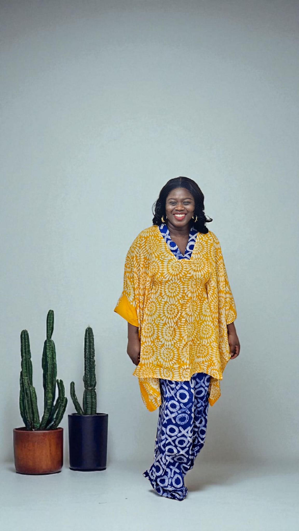 High and Low Loose top and trousers 2 piece
